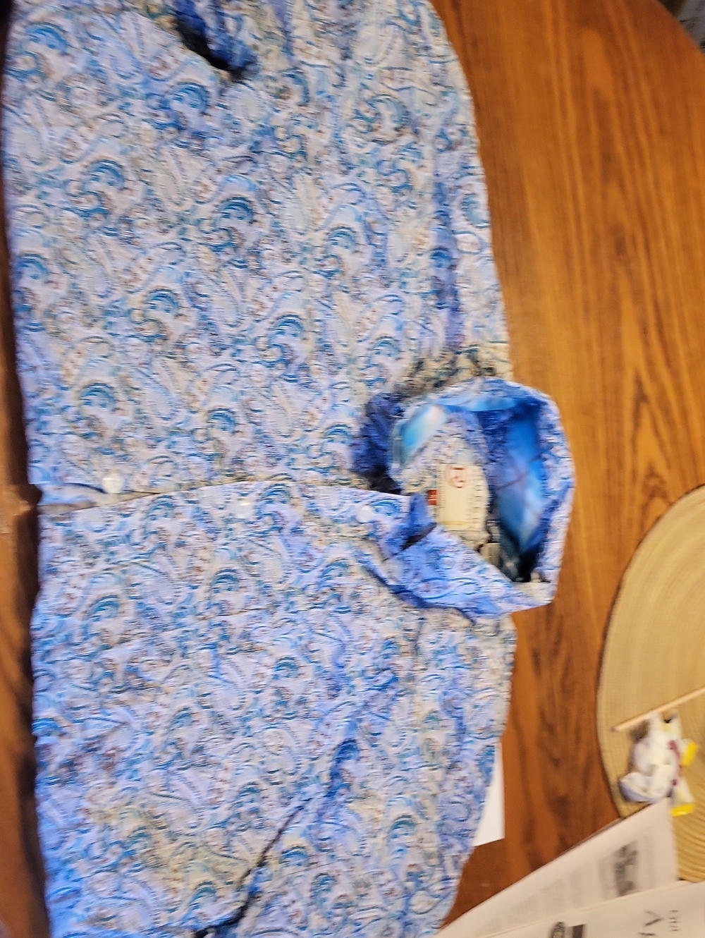 Roper Blue Paisley Button-Up Shirt